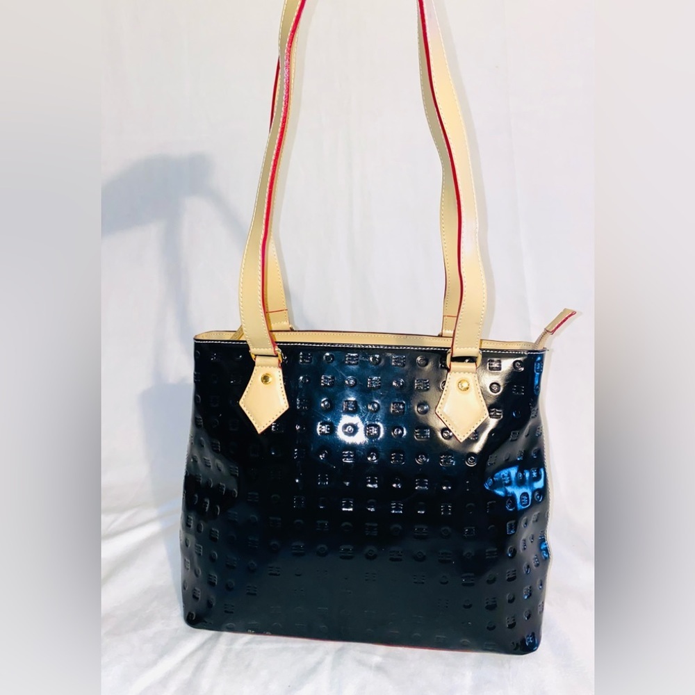 Arcadia Patent Leather Shoulder Bag